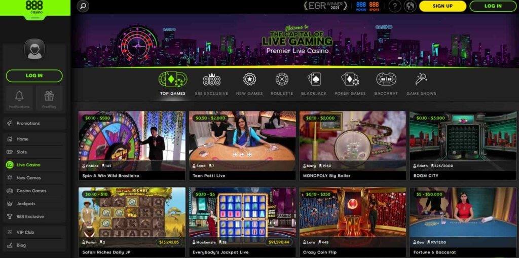 888Casino seriösen Online Casino Schweiz