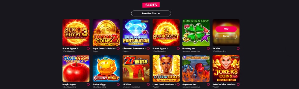 SuperBoss Spielautomaten / Slots
