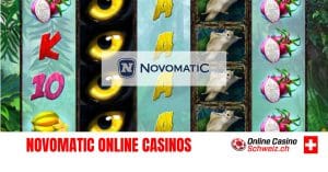 Novomatic Online Casinos in der Schweiz